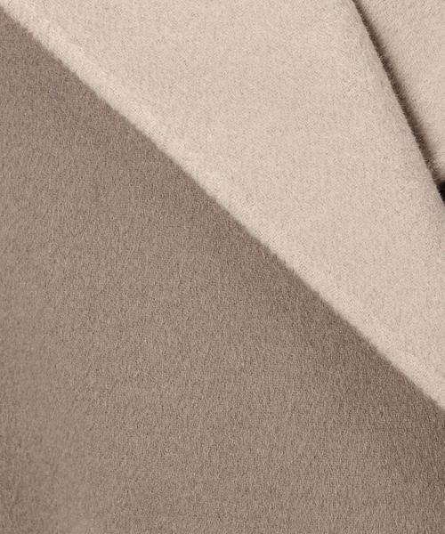 green label relaxing（グリーンレーベルリラクシング）の「KF リバーノーカラーコート ◆（その他アウター・レディース・ブラック/ライトグレー/ダークグレー/モカ・38/36）」の17枚目の写真