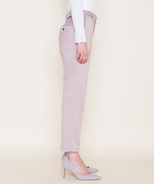 MARIEBELLE　JEAN（マリベルジーン）の「テーパード トラウザー カラーパンツ KIR(キール)（その他パンツ・レディース・スモークピンク/ワインレッド/ゴールド/チェリーレッド・23inch/24inch/25inch/26inch/27inch）」の11枚目の写真