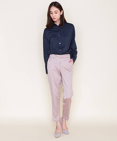 MARIEBELLE　JEAN（マリベルジーン）の「テーパード トラウザー カラーパンツ KIR(キール)（その他パンツ・レディース・スモークピンク/ワインレッド/ゴールド/チェリーレッド・23inch/24inch/25inch/26inch/27inch）」の14枚目の写真