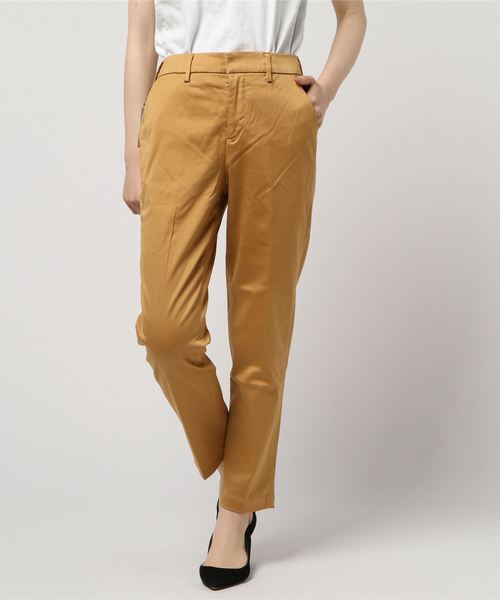 MARIEBELLE　JEAN（マリベルジーン）の「テーパード トラウザー カラーパンツ KIR(キール)（その他パンツ・レディース・スモークピンク/ワインレッド/ゴールド/チェリーレッド・23inch/24inch/25inch/26inch/27inch）」の4枚目の写真