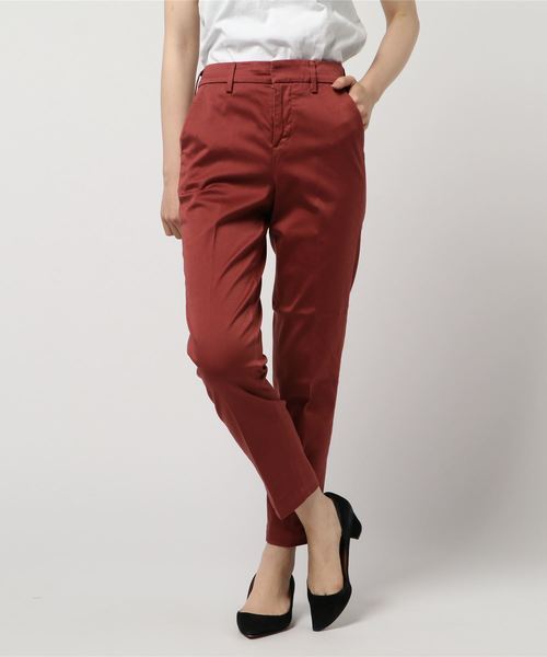 MARIEBELLE　JEAN（マリベルジーン）の「テーパード トラウザー カラーパンツ KIR(キール)（その他パンツ・レディース・スモークピンク/ワインレッド/ゴールド/チェリーレッド・23inch/24inch/25inch/26inch/27inch）」の3枚目の写真