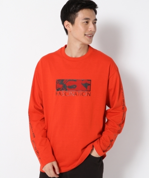 GLOBAL WORK(グローバルワーク)の「OEテンジクプリント長袖Tシャツ/765433(Tシャツ/カットソー・メンズ・レッド/ホワイト/ネイビー・X-LARGE/MEDIUM/LARGE/SMALL)」の17枚目の写真