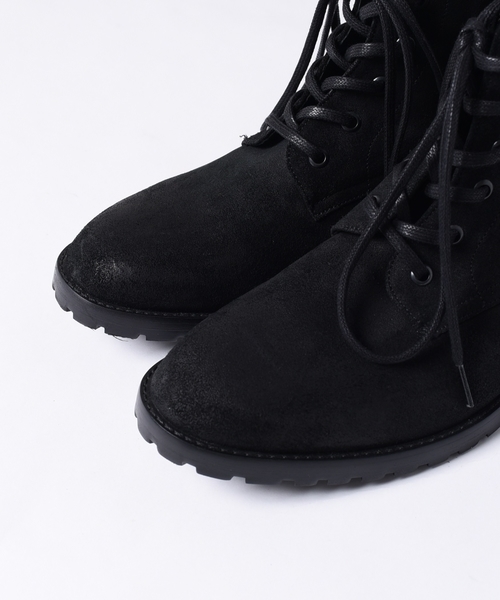 【CAMINANDO/カミナンド】別注 サイドジップ レースアップ ブーツ CAMINANDO/カミナンド】別注 SIDE ZIP LACE UP BOOTS（ブーティ