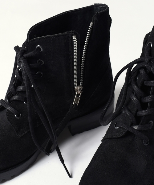 【CAMINANDO/カミナンド】別注 サイドジップ レースアップ ブーツ CAMINANDO（カミナンド）の「CAMINANDO×SHIPS JET BLUE: 別注