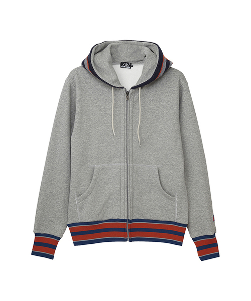 HYSTERIC GLAMOUR(ヒステリックグラマー)の「HG STRIPEジャカード 切替PK(パーカー・メンズ・ホワイト/トップグレー/ブラック・MEDIUM/LARGE/SMALL)」の8枚目の写真