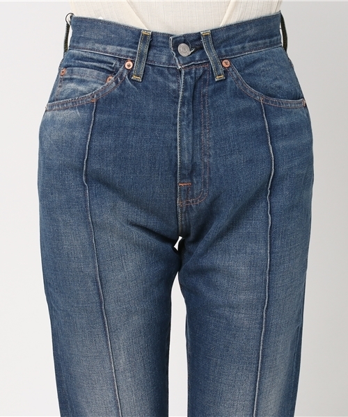 LEVI'S VINTAGE CLOTHING（リーバイスビンテージクロージング）の「Levi's Vintage Clothing リーバイスヴィンテージクロージング / 1950'S 701 PIN TUCK（デニムパンツ・レディース・インディゴブルー・26/27）」の4枚目の写真