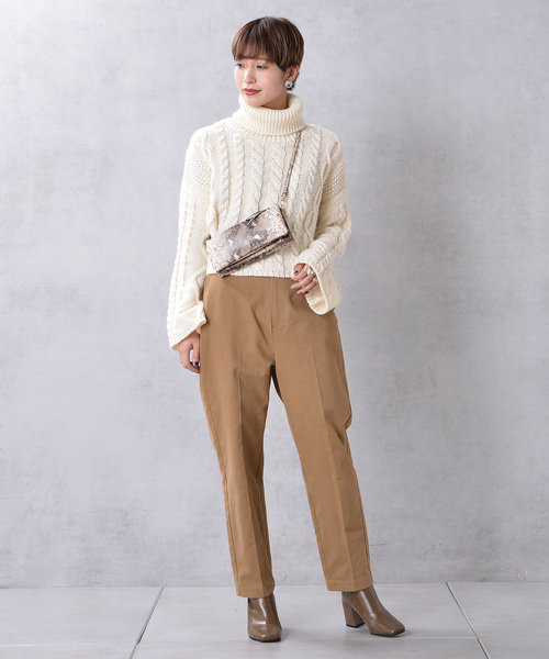 DouDou（ドゥドゥ）の「パイソンウォレットショルダー（ショルダーバッグ・レディース・ベージュ・FREE）」の14枚目の写真