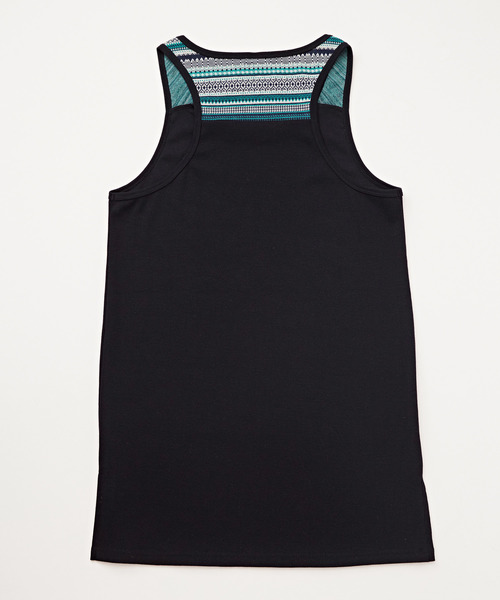 チャイハネ（チャイハネ）の「【チャイハネ】yul テレコ×ジャガードMEN'Sロングタンクトップ（タンクトップ・メンズ・ホワイト/ブラック/ブルー/マスタード/パープル・FREE）」の8枚目の写真