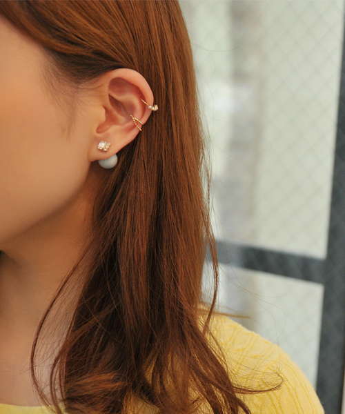 Phoebe（フィービィー）の「【累計販売　10,000点突破！】シトラスイヤーカフ（イヤーカフ・レディース・イエローゴールド/シルバー/ピンクゴールド・FREE）」の16枚目の写真