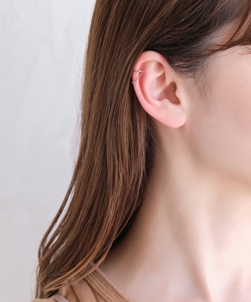 Phoebe（フィービィー）の「【累計販売　10,000点突破！】シトラスイヤーカフ（イヤーカフ・レディース・イエローゴールド/シルバー/ピンクゴールド・FREE）」の5枚目の写真