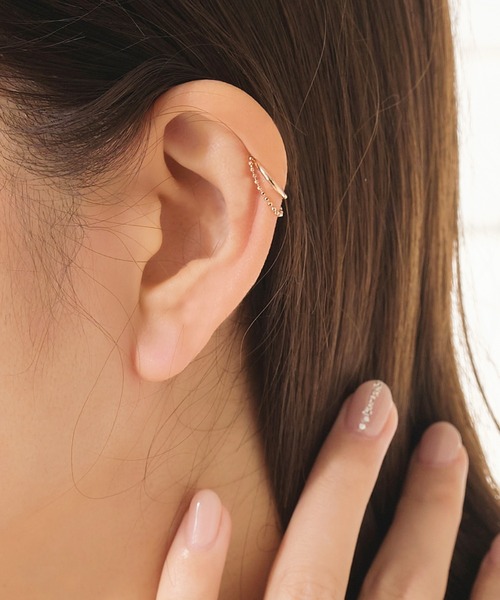 Phoebe（フィービィー）の「【累計販売　10,000点突破！】シトラスイヤーカフ（イヤーカフ・レディース・イエローゴールド/シルバー/ピンクゴールド・FREE）」の6枚目の写真