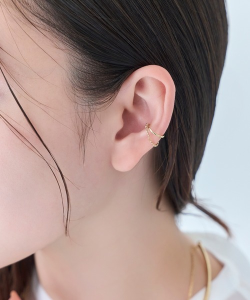 Phoebe（フィービィー）の「【累計販売　10,000点突破！】シトラスイヤーカフ（イヤーカフ・レディース・イエローゴールド/シルバー/ピンクゴールド・FREE）」の14枚目の写真