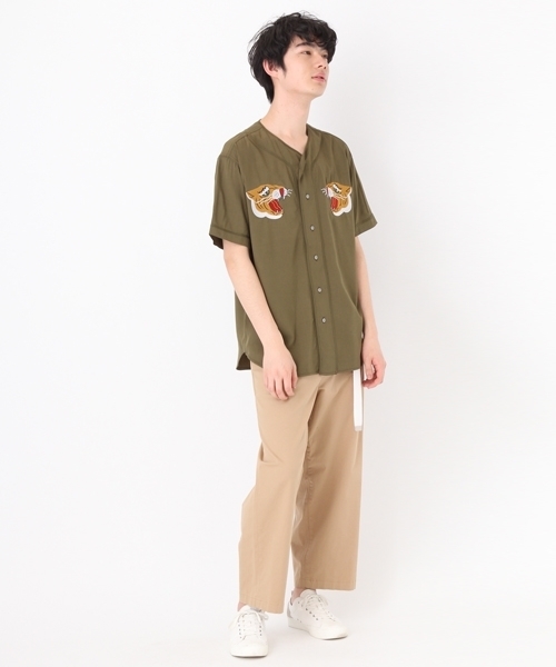 niko and（ニコアンド）の「ベースボールシャツ【niko and