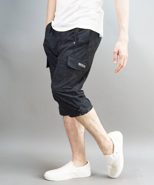 OUTDOOR PRODUCTS APPAREL(アウトドアプロダクツアパレル)の「OUTDOOR ポリエステルリップストップ7分丈クライミングカーゴパンツ(カーゴパンツ・メンズ・サンドベージュ/ブラック系その他/カーキ/グレー系カモフラージュ/カモフラージュ/ブラック/ブルー・M/L/LL)」の7枚目の写真