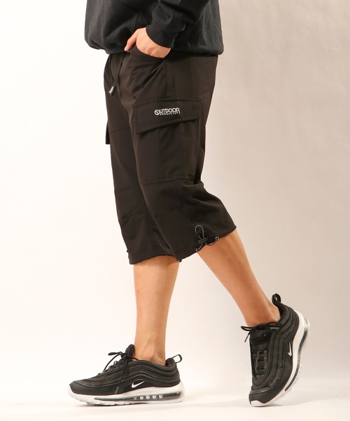 OUTDOOR PRODUCTS APPAREL(アウトドアプロダクツアパレル)の「OUTDOOR ポリエステルリップストップ7分丈クライミングカーゴパンツ(カーゴパンツ・メンズ・サンドベージュ/ブラック系その他/カーキ/グレー系カモフラージュ/カモフラージュ/ブラック/ブルー・M/L/LL)」の8枚目の写真