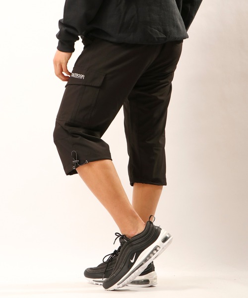 OUTDOOR PRODUCTS APPAREL(アウトドアプロダクツアパレル)の「OUTDOOR ポリエステルリップストップ7分丈クライミングカーゴパンツ(カーゴパンツ・メンズ・サンドベージュ/ブラック系その他/カーキ/グレー系カモフラージュ/カモフラージュ/ブラック/ブルー・M/L/LL)」の9枚目の写真