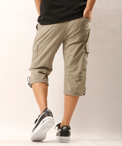 OUTDOOR PRODUCTS APPAREL(アウトドアプロダクツアパレル)の「OUTDOOR ポリエステルリップストップ7分丈クライミングカーゴパンツ(カーゴパンツ・メンズ・サンドベージュ/ブラック系その他/カーキ/グレー系カモフラージュ/カモフラージュ/ブラック/ブルー・M/L/LL)」の15枚目の写真