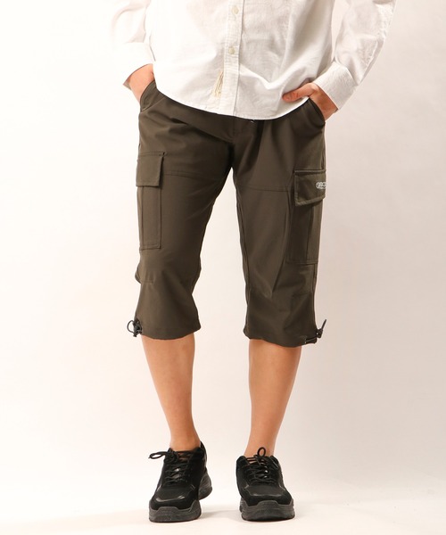 OUTDOOR PRODUCTS APPAREL(アウトドアプロダクツアパレル)の「OUTDOOR ポリエステルリップストップ7分丈クライミングカーゴパンツ(カーゴパンツ・メンズ・サンドベージュ/ブラック系その他/カーキ/グレー系カモフラージュ/カモフラージュ/ブラック/ブルー・M/L/LL)」の20枚目の写真