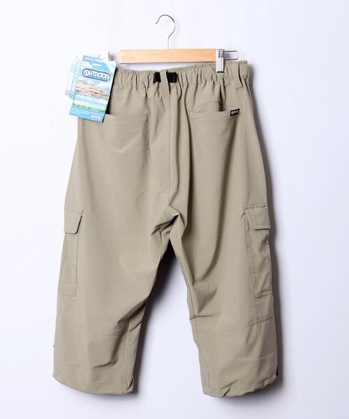 OUTDOOR PRODUCTS APPAREL(アウトドアプロダクツアパレル)の「OUTDOOR ポリエステルリップストップ7分丈クライミングカーゴパンツ(カーゴパンツ・メンズ・サンドベージュ/ブラック系その他/カーキ/グレー系カモフラージュ/カモフラージュ/ブラック/ブルー・M/L/LL)」の19枚目の写真