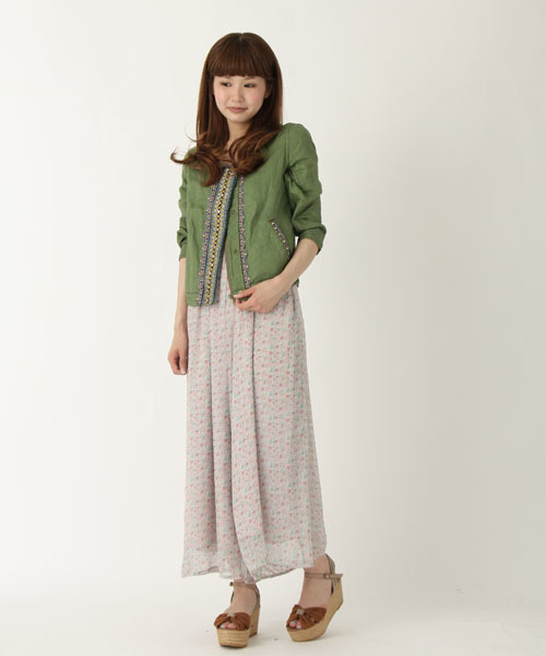 Another Edition（アナザーエディション）の「AE[S]JQ TAPE BLSN（ブルゾン・レディース・ホワイト/ベージュ/オリーブ・SMALL/MEDIUM）」の20枚目の写真