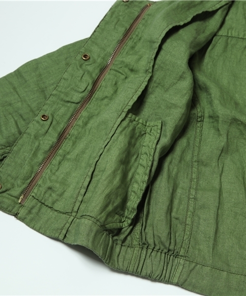 Another Edition（アナザーエディション）の「AE[S]JQ TAPE BLSN（ブルゾン・レディース・ホワイト/ベージュ/オリーブ・SMALL/MEDIUM）」の9枚目の写真