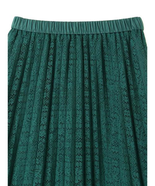 AMERICAN HOLIC（アメリカンホリック）の「・レースロングプリーツスカート（スカート・レディース・ベージュ/グリーン/ネイビー/ブラック・FREE）」の19枚目の写真