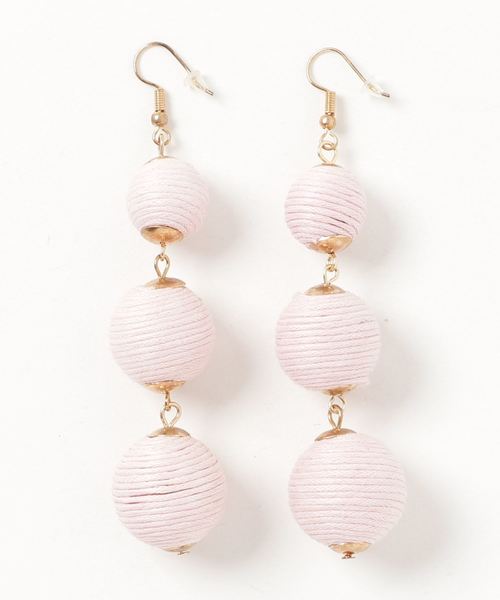 tone(トーン)の「【Lira jewelry】3連ピアス(ピアス(両耳用)・レディース・ゴールド・FREE)」の1枚目の写真