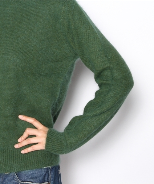 CIAOPANIC（チャオパニック）の「【Ciaopanic】ミンク加工プルオーバー（ニット/セーター・レディース・サックスブルー/オフホワイト/ピンク/ブラック/グリーン・FREE）」の15枚目の写真