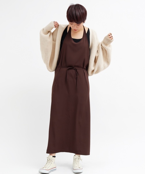 CIAOPANIC（チャオパニック）の「ニットボレロ/カーディガン（カーディガン/ボレロ・レディース・ベージュ/パープル・FREE）」の16枚目の写真