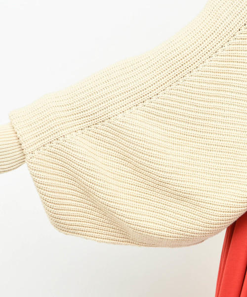 CIAOPANIC（チャオパニック）の「ニットボレロ/カーディガン（カーディガン/ボレロ・レディース・ベージュ/パープル・FREE）」の20枚目の写真