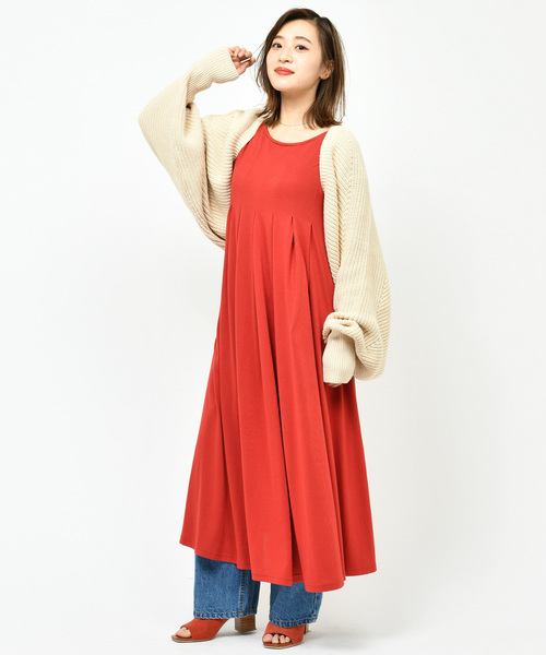 CIAOPANIC（チャオパニック）の「ニットボレロ/カーディガン（カーディガン/ボレロ・レディース・ベージュ/パープル・FREE）」の18枚目の写真