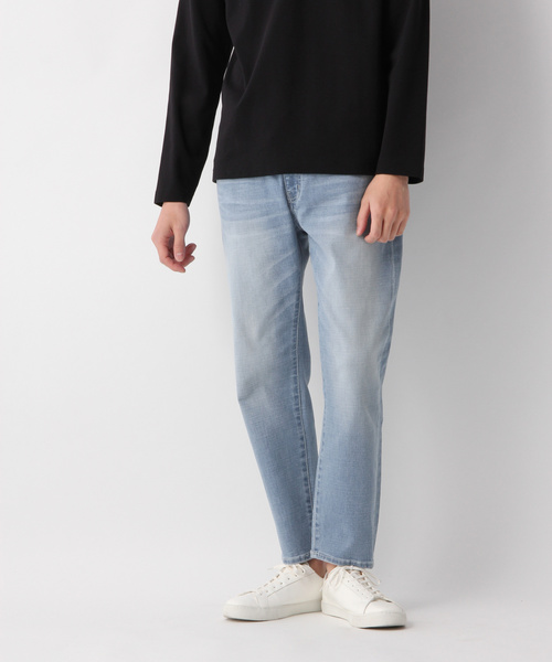 GLOBAL WORK(グローバルワーク)の「イージーデニムテーパード/822283(デニムパンツ・メンズ・ブルー/ライトブルー/ダークブルー・LARGE/MEDIUM)」の2枚目の写真