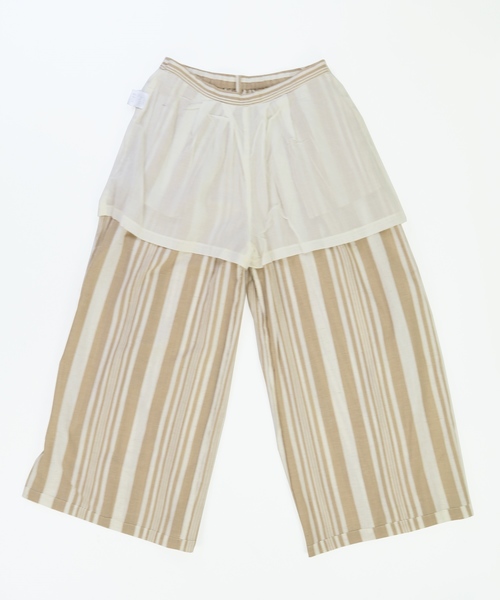 reca（レカ）の「ストライプワイドタックパンツ（その他パンツ・レディース・ベージュ/レッド/ブルー・M）」の17枚目の写真