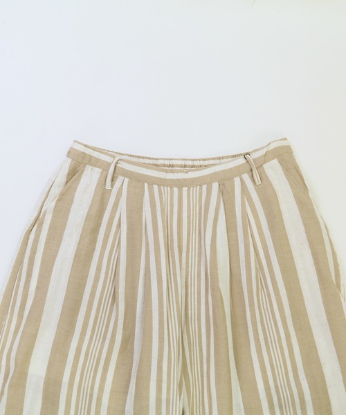 reca（レカ）の「ストライプワイドタックパンツ（その他パンツ・レディース・ベージュ/レッド/ブルー・M）」の19枚目の写真