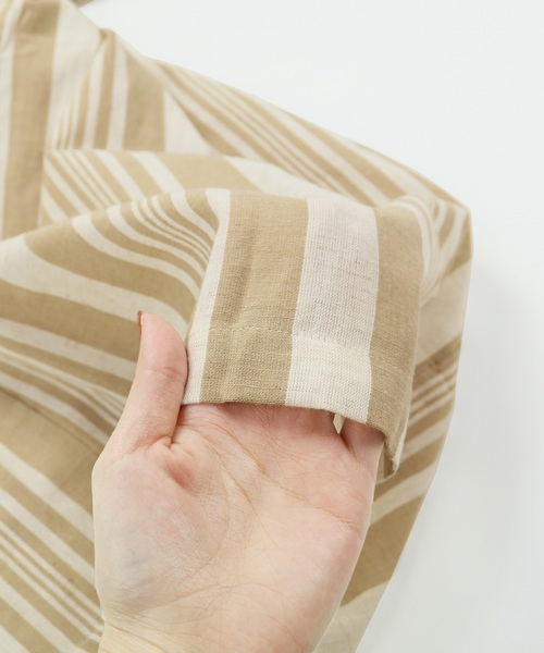 reca（レカ）の「ストライプワイドタックパンツ（その他パンツ・レディース・ベージュ/レッド/ブルー・M）」の21枚目の写真