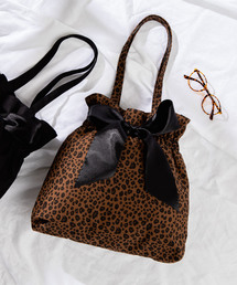 WEGO | WEGO/リボン巾着トートバッグ(トートバッグ)