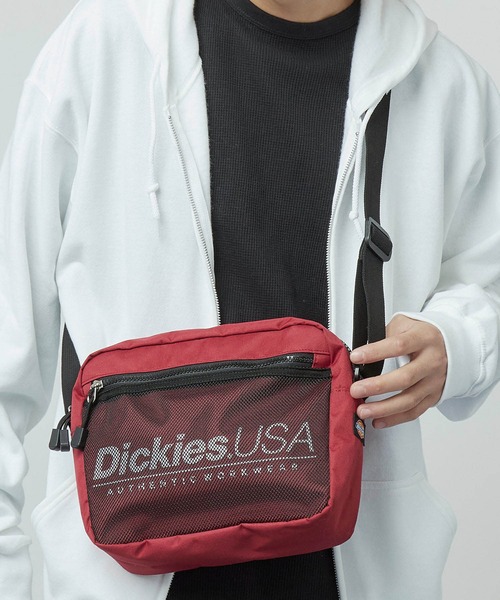 Dickies(ディッキーズ)の「▽WEB限定 Dickies/ディッキーズ メッシュショルダーバッグ(ショルダーバッグ・メンズ・ブラック/ネイビー/ライトブラウン/ブルー/ワイン・FREE)」の5枚目の写真