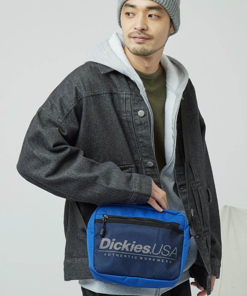 Dickies(ディッキーズ)の「▽WEB限定 Dickies/ディッキーズ メッシュショルダーバッグ(ショルダーバッグ・メンズ・ブラック/ネイビー/ライトブラウン/ブルー/ワイン・FREE)」の4枚目の写真