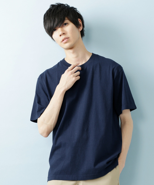 LOS ANGELES APPAREL(ロサンゼルスアパレル)の「Los Angeles Apparel(ロサンゼルスアパレル)ヘビージャージー BIG T ビッグシルエット カットソー Tシャツ 6.5oz GD SSTee(Tシャツ/カットソー・メンズ・ホワイト/ブラック/ネイビー/オフホワイト/オレンジ・S/M/L/XL)」の5枚目の写真