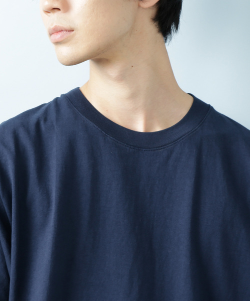 LOS ANGELES APPAREL(ロサンゼルスアパレル)の「Los Angeles Apparel(ロサンゼルスアパレル)ヘビージャージー BIG T ビッグシルエット カットソー Tシャツ 6.5oz GD SSTee(Tシャツ/カットソー・メンズ・ホワイト/ブラック/ネイビー/オフホワイト/オレンジ・S/M/L/XL)」の7枚目の写真