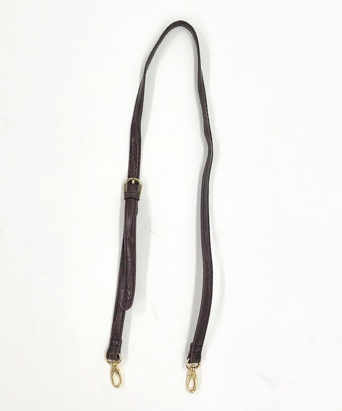 archives（アルシーヴ）の「クロコアコーディオンショルダー（ショルダーバッグ・レディース・ブラック/ブラウン・MEDIUM）」の4枚目の写真