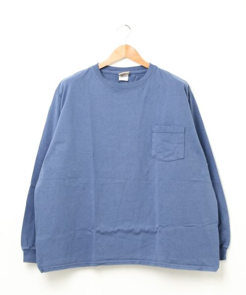 Goodwear(Since1983)（グッドウェア）の「【MADE IN USA】L/S POCKET TEE BIG  /ロングスリーブポケットＴビッグ（Tシャツ/カットソー・メンズ・ホワイト/チャコールグレー/ブラック/パープル/ネイビー/ブラウン/ベージュ系その他/レッド/ダークオリーブ/グリーン/マスタード/ブラック系その他/ナチュラル/ボルドー/カーキブラウン/アーミー/オレンジ系その他/ブルー系その他/ヘザーグレー/クリーム/パープル系その他/オレンジ系/ワイン系/グレー系その他/ピンク系その他/オリーブ/イエロー系その他2/ベージュ系その他2/グレー系その他3/グリーン系その他2・XX-LARGE）」の20枚目の写真