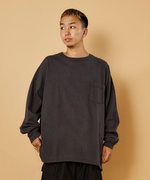 【MADE IN USA】L/S POCKET TEE BIG /ロングスリーブポケットTビッグ