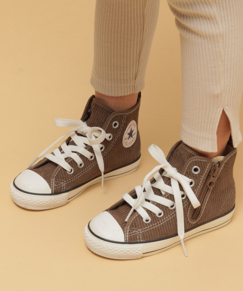 CONVERSE（コンバース）の「[KIDS]【CONVERSE(コンバース)】CHILD ALL STAR N CORDUROY Z HI（スニーカー・キッズ・ブラウン/ピンク・17.0cm/18.0cm/19.0cm/20.0cm/21.0cm）」の2枚目の写真