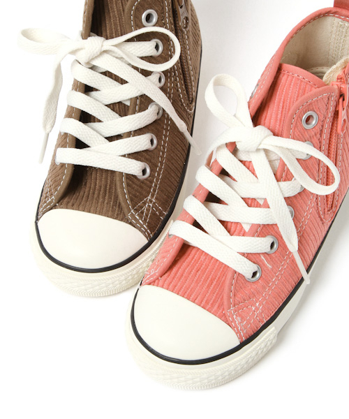 CONVERSE（コンバース）の「[KIDS]【CONVERSE(コンバース)】CHILD ALL STAR N CORDUROY Z HI（スニーカー・キッズ・ブラウン/ピンク・17.0cm/18.0cm/19.0cm/20.0cm/21.0cm）」の18枚目の写真