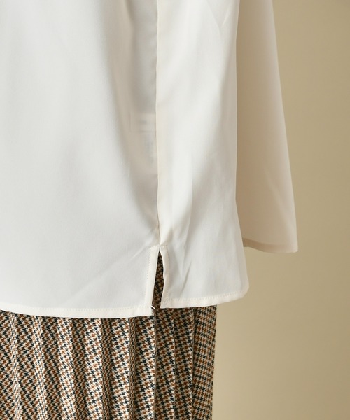 natural couture（ナチュラルクチュール）の「プチプラ2WAYボータイブラウス（シャツ/ブラウス・レディース・ベージュ/ブラウン/オフホワイト/その他1/その他2・FREE）」の21枚目の写真