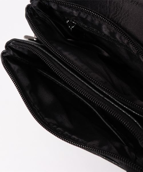 Fun & Daily（ファンアンドデイリー）の「F&D : Flap Small Shoulder Bag（ショルダーバッグ・メンズ・ブラック・FREE）」の4枚目の写真