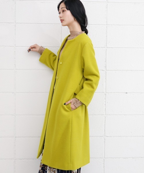 Bou Jeloud（ブージュルード）の「キーネックロングコート（チェスター