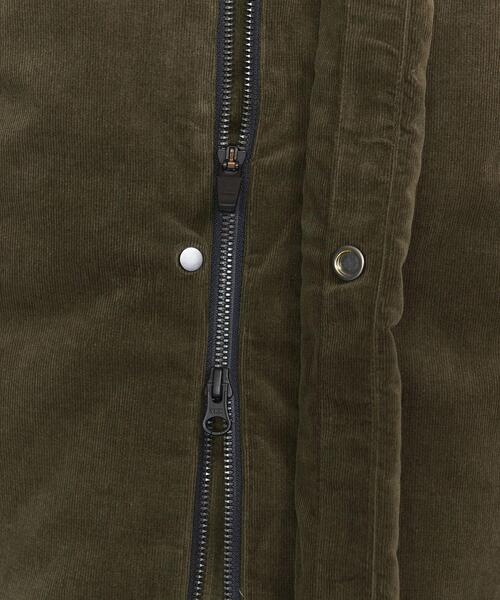 BEAUTY&YOUTH UNITED ARROWS（ビューティーアンドユースユナイテッドアローズ）の「BY コーデュロイ ダウンジャケット（ダウンジャケット/コート・メンズ・ブラック/オリーブ・LARGE/MEDIUM/SMALL/X-LARGE）」の11枚目の写真