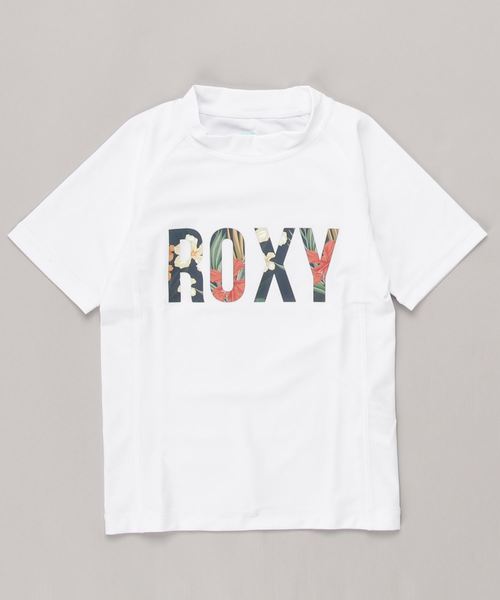 Mini Botanical Logo ロキシー キッズ 水着 ラッシュガード 半袖 総柄 ラッシュガード Roxy ロキシー のファッション通販 Zozotown